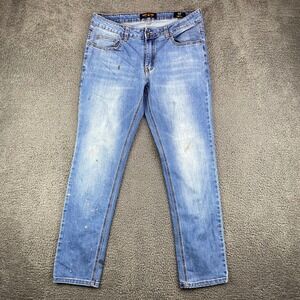 Ring of Fire Slim Fit Jeans Men's W32 L30 Light‎ Wash Denim Casual